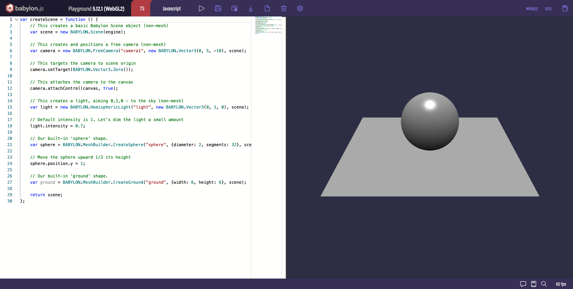 babylonjs ๊ณต์ํํ์ด์ง ์ค๋ช
์ด๋ฏธ์ง